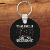 Porte-clés What Part Of Dont You Understand Field Hockey Coac (Recto)