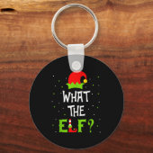 Porte-clés What The Elf Family Matching Funny Christmas Gift (Recto)