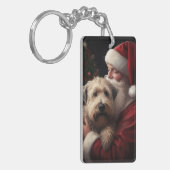 Porte-clés Wheaton Terrier Avec Noël Festif Du Père Noël (Devant gauche)