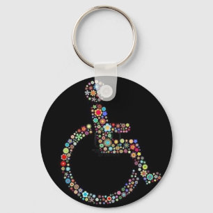 Porte-clés wheelchair_funky_zazzle.jpeg