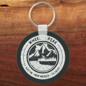 Porte-clés Wheeler Peak New Mexico Randonnée Skiing Travel (Recto)