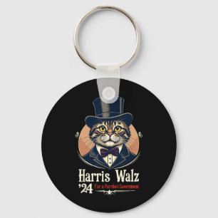 Porte-clés Wheimer 2024 Lincoln Cat Election Kamala Harris Wa