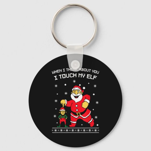 Porte-clés When I Think About You I Touch My Fun Christmas Sa (Recto)