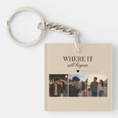 Porte-clés Where It All Began Three Photo Memory (Devant)