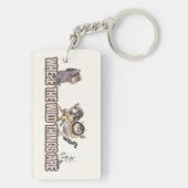 Porte-clés Where the Wild Things Are Characters on Logo (Dos)