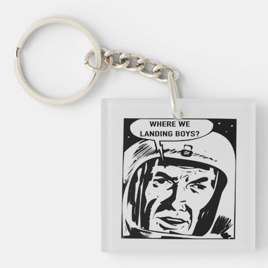 Porte-clés Where we landing boys? Keychain (Devant)