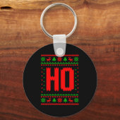 Porte-clés Where's My Ho At_ Ho Merry Christmas Holiday Coupl (Recto)