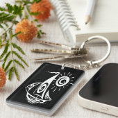 Porte-clés Whimsical Lazy Voilier (Devant droit)
