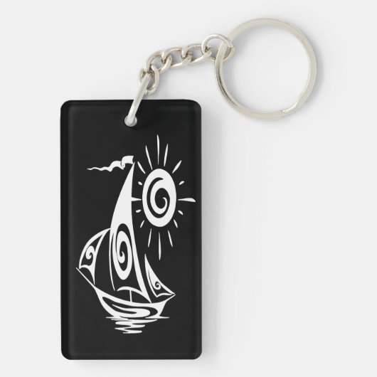 Porte-clés Whimsical Lazy Voilier (Dos)