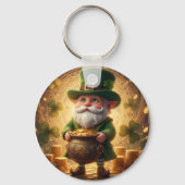 Porte-clés Whimsical Leprechaun Pot of Gold Keychain (Verso)