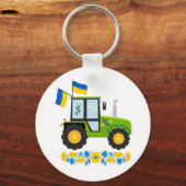Porte-clés Whimsical Ukraine Tractor (Recto)