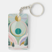 Porte-clés Whimsical Winter Dreamscape (Dos)