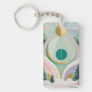 Porte-clés Whimsical Winter Dreamscape