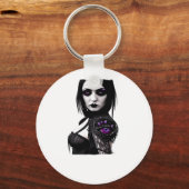 Porte-clés Whimsigoth Classic Design Pour Halloween (Recto)