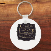 Porte-clés Whimsigoth Imaginaire Forêts mystiques, lunes et m (Recto)