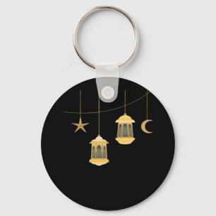 Porte-clés Whimsigoth Lantern Pleine lune nuit Ciel classique