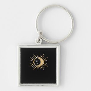 Porte-clés Whimsigoth Sun Moon Space Classic