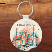 Porte-clés Whimsslust Dreamscape Adventurer (Recto)