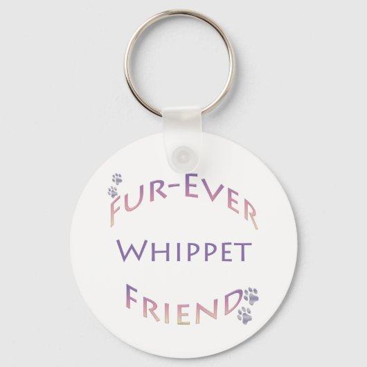 Porte-clés Whippet Furever Friend (Recto)