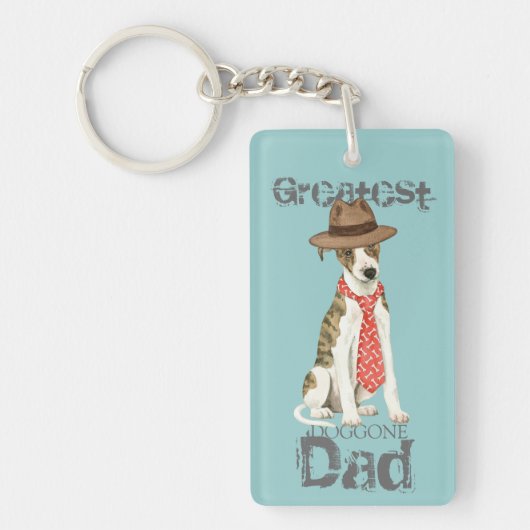 Porte-clés Whippet Papa (Devant)