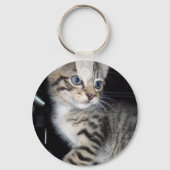 Porte-clés "Whiskers of Trouble : The Mischievous Tabby Kitte (Recto)
