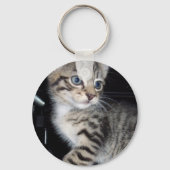 Porte-clés "Whiskers of Trouble : The Mischievous Tabby Kitte (Verso)