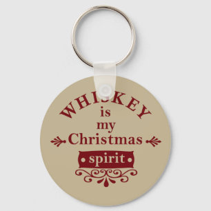 Porte-clés whiskey is my christmas spirit