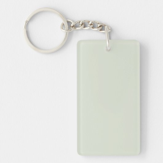 Porte-clés Whisper Green Solid Color (Devant)