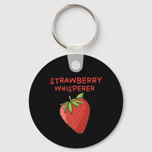 Porte-clés Whisperer aux fraises (Recto)
