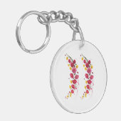 Porte-clés Whispers of Bloom Midnight Garden Petals in the Da (Devant gauche)