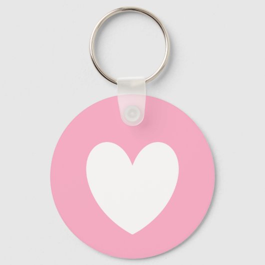 Porte-clés White Heart Keychain (Recto)