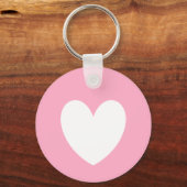 Porte-clés White Heart Keychain (Recto)