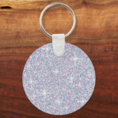 Porte-clés White iridescent brillant (Recto)
