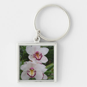 Porte-clés White Orchids Beautiful Tropical Flowers
