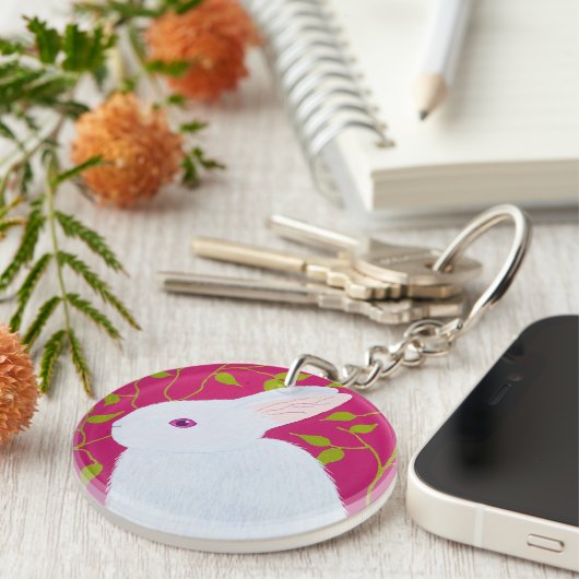 Porte-clés White Rabbit  (Devant droit)