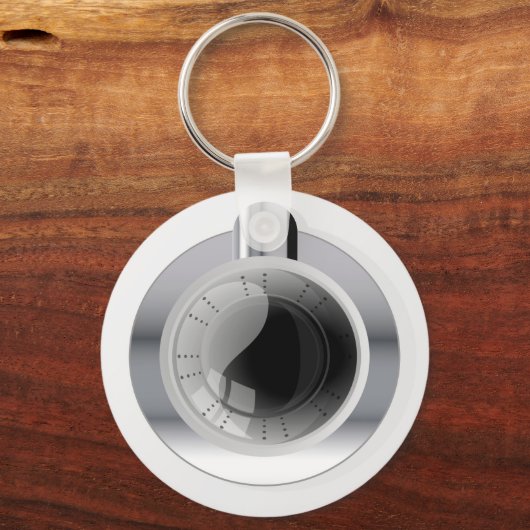 Porte-clés White Washington Machine (Verso)