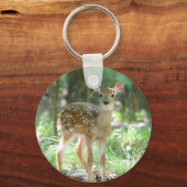 Porte-clés Whitetail Deer Fawn Keychain (Recto)