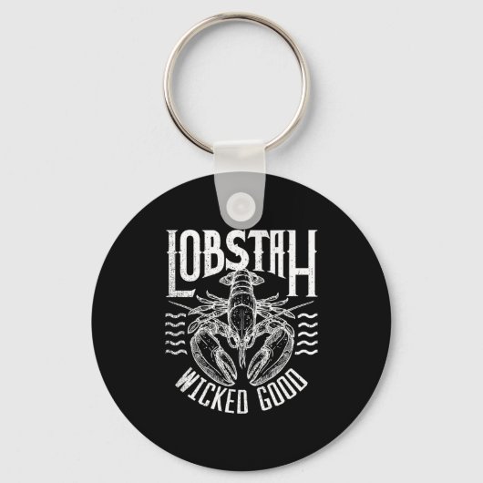 Porte-clés Wicked Good Lobstah Funny Maine Boston Cape Cod Lo (Recto)