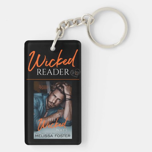 Porte-clés Wicked Reader - Ses Méchants Moyens Clavier (Dos)