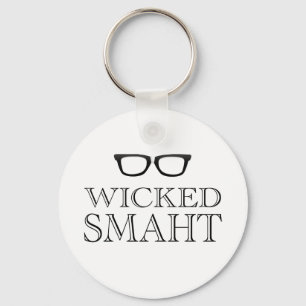 Porte-clés Wicked Smaht(Smart) Boston Speak Humor