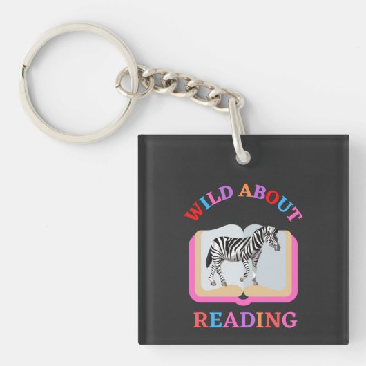PORTE-CLÉS WILD À PROPOS DE LA LECTURE (Devant)