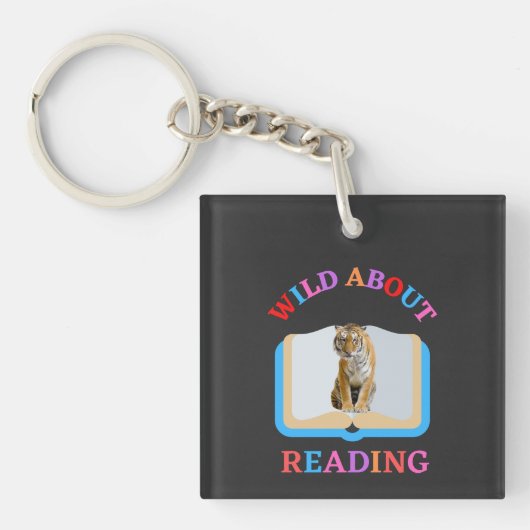 PORTE-CLÉS WILD À PROPOS DE LA LECTURE (Devant)