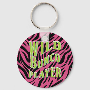 Porte-clés Wild Bunco Player Design graphique