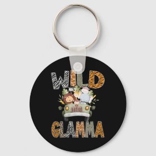 Porte-clés Wild Glamma 1er anniversaire Zoo Safari Jungle Ani