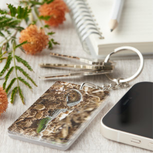 Porte-clés Wild Lizard Nature Photographie Rustique
