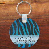 Porte-clés Wild Me Zebra Pattern Merci (Recto)