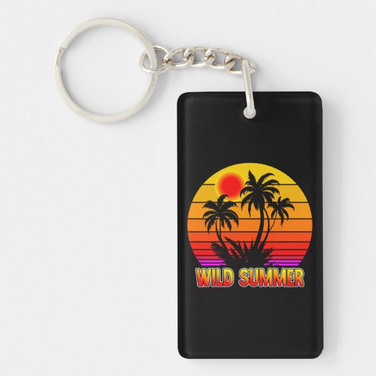 Porte-clés Wild Retro Summer Vibes-62827 (Devant)