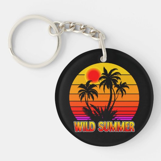 Porte-clés Wild Retro Summer Vibes-62827 (Devant)