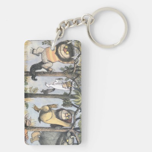 Porte-clés Wild Things and Max Swinging From Trees (Dos)