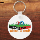 Porte-clés wild track and field animals (Recto)